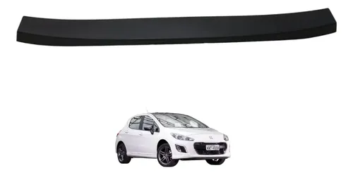 Acabamento Central Tampa Traseira Peugeot 308 2014 2015 Preto