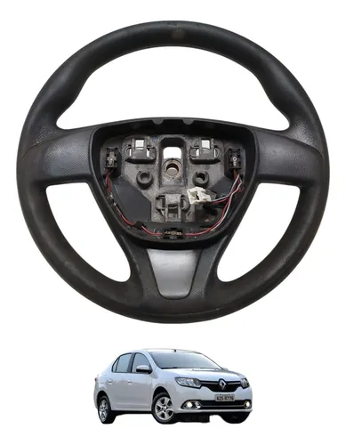 Volante Direção Logan 1.0 2014 2015 Preto
