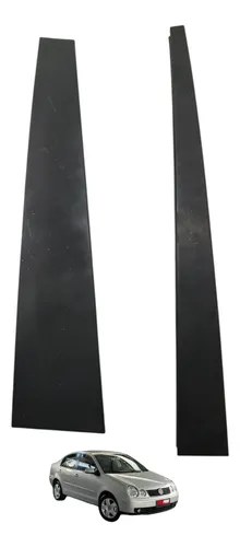 Guia Vidro Traseiro Direito Polo 2004 2005 Preto
