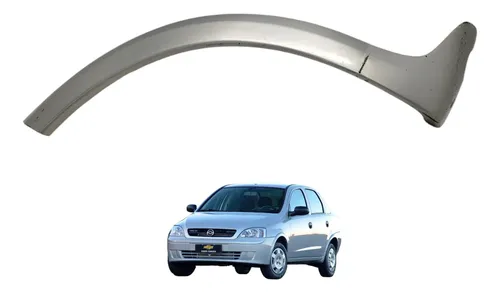 Friso Roda Traseira Direita Corsa Sedan 2004 2005 Prateado