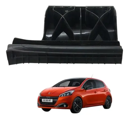 Canaleta Guia Vidro Dianteiro Direito Peugeot 208 2014 2015 Preto