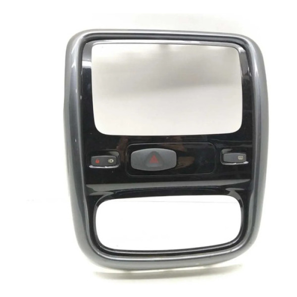 Moldura Painel Central Renault Duster  2015 Preto Brilhante