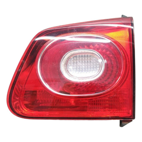 Lanterna Direito Tampa Volkswagen Tiguan 2010 Esquerdo/motorista Vermela E Cromada