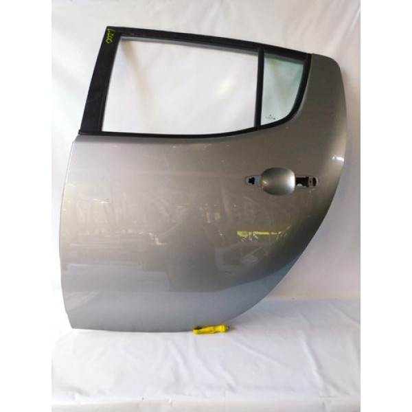 Porta Traseira Esquerda Mitsubishi L200 Triton Original Traseira Esquerdo Cinza-claro