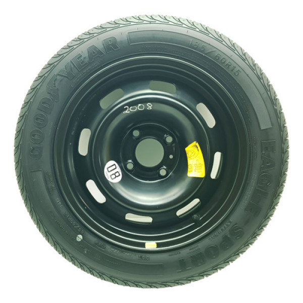 Roda Estepe Peugeot 2008 2020 185/60 R15 Original Preto