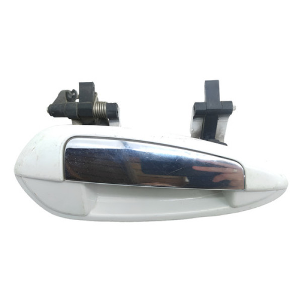 Maçaneta Externa Dianteira Direita Fiat Linea  2014 Branco Dianteira