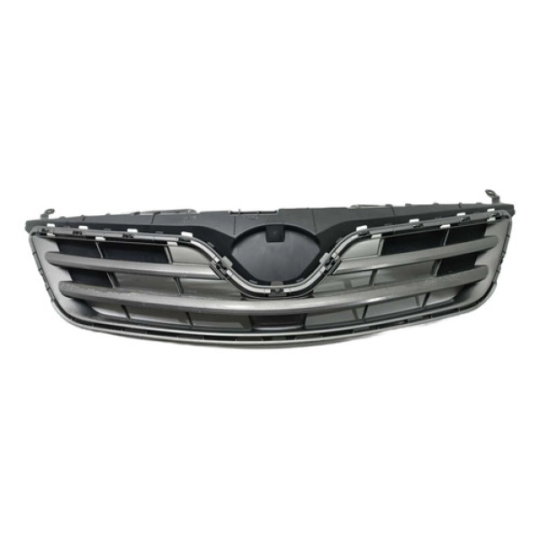Grade Parachoque Dianteiro Toyota Corolla 2009 Preto Brilhante