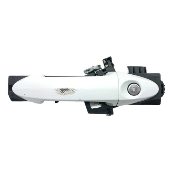 Maçaneta Externa Dianteira Esquerda Ford New Fiesta 2015 Branco Dianteira