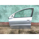 Porta Dianteira Esquerda Peugeot 206 207 2002 A 2013 Prata Dianteira Esquerdo Prateado