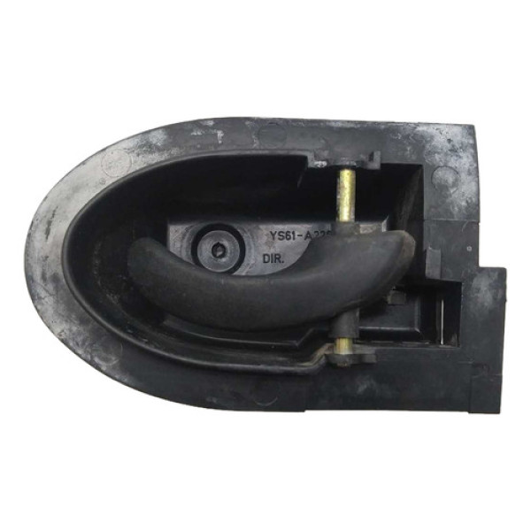 Maçaneta Interna Porta Dianteira Direita Ford Courier 2010 Preto Dianteira