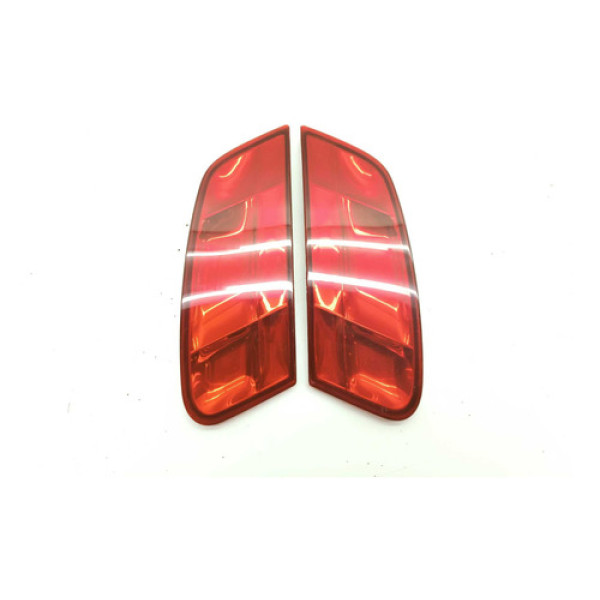 Par Lanterna Tampa Traseira Fiat Siena 2008 Ambos Lados Vermelho