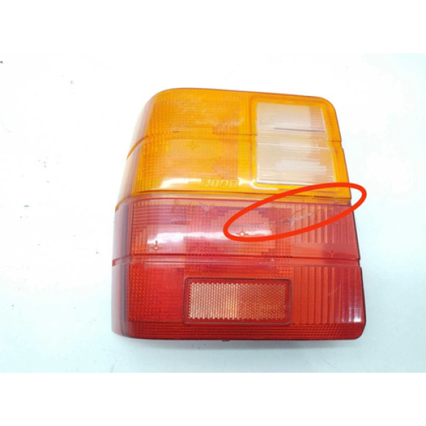 Lente Traseira Esquerda Fiat Uno 1985 Laranja-claro