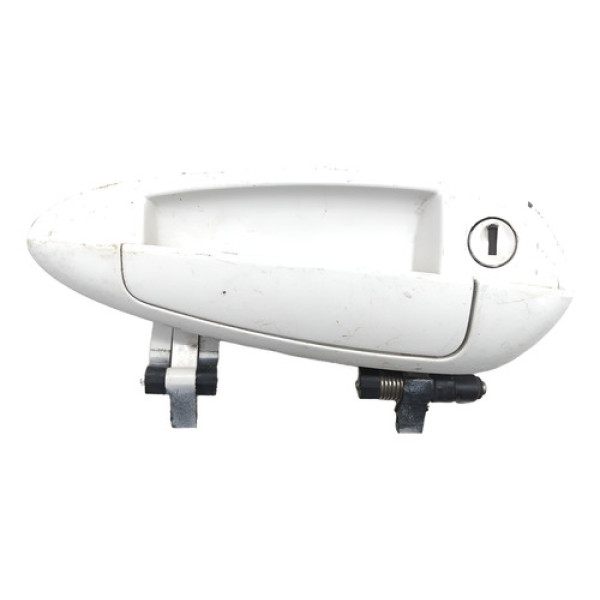 Maçaneta Externa Porta Dianteira Direita Fiat Punto 2010 Branco Dianteira