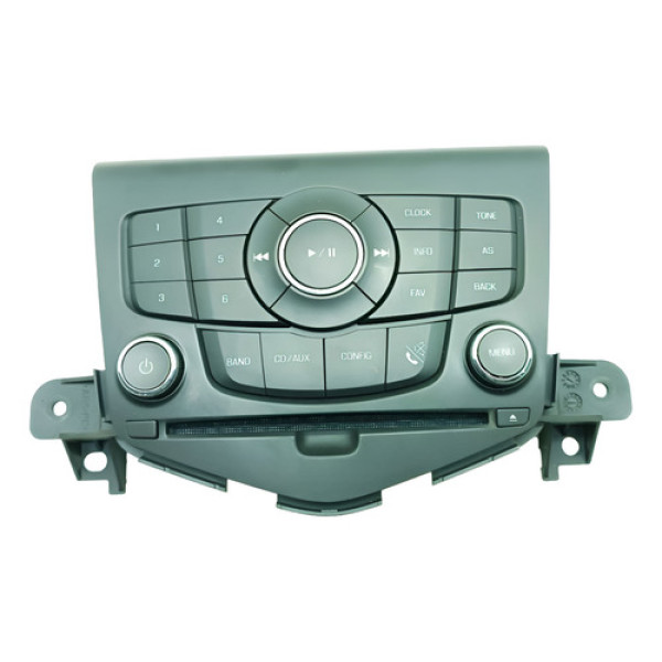 Painel Comando Central Radio Chevrolet Cruze 2013 Preto