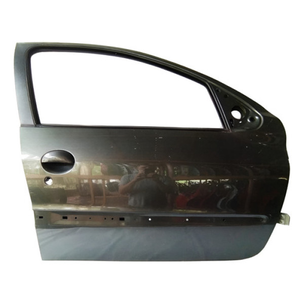 Porta Dianteira Direita Peugeot 206 207 Original Dianteira Direita Verde-escuro