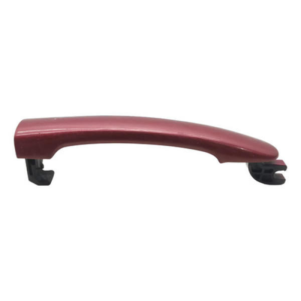 Maçaneta Externa Porta Dianteira Esquerda Fiat Palio 2010 Bordô Dianteira