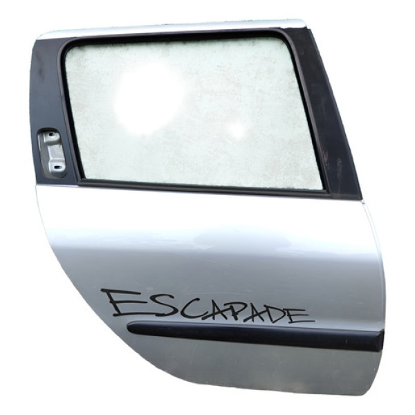 Porta Traseira Direita Peugeot 206 207 Sw Escapade Prata  Traseira Direito Prateado