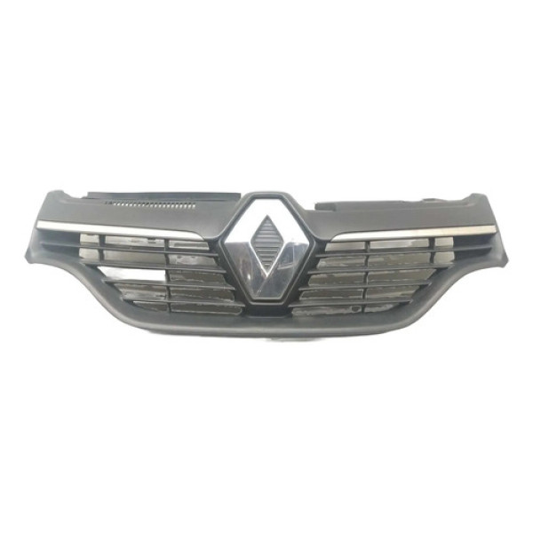 Grade Dianteira Renault Logan 2019 Preto Fosco