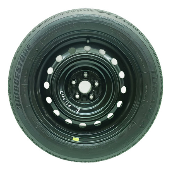 Roda Estepe Toyota Corolla 2015 205/55 R16 Preto