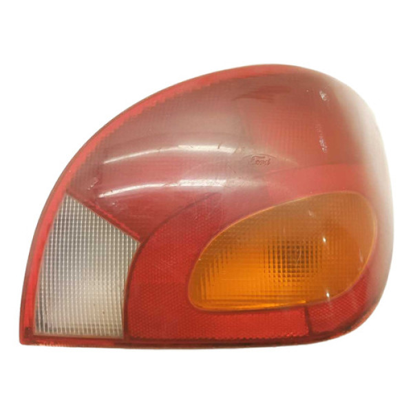 Lanterna Traseira Direita Ford Fiesta 2000 Direito/passageiro Vermelho