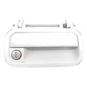 Macaneta Externa Dianteira Esquerda Gm Corsa 2003 Branco Dianteira