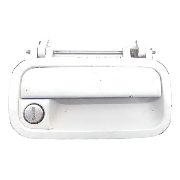 Macaneta Externa Dianteira Esquerda Gm Corsa 2003 Branco Dianteira