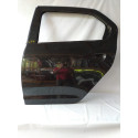 Porta Traseira Esquerda Renault Logan 2014 Preta Original Traseira Esquerdo Preto