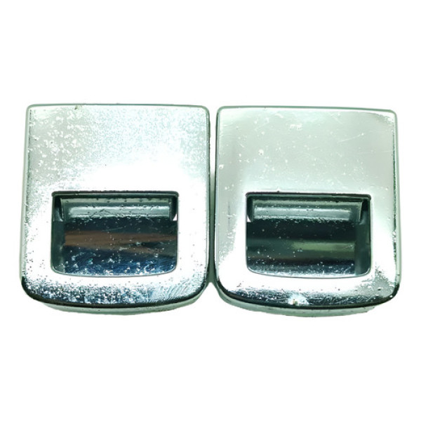 Par Gancho Alca Fixacao Porta Malas Volkswagen Tiguan 2010 Prata