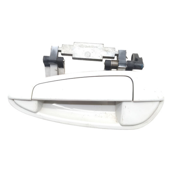 Maçaneta Externa Traseira Esquerda Fiat Punto 2010 Branco Traseira