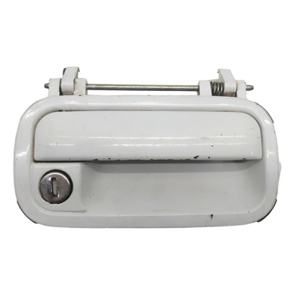 Maçaneta Externa Porta Dianteira  Direita Gm Corsa 2005 Branco Dianteira
