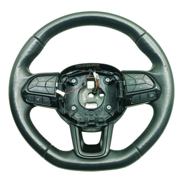 Volante Direção Com Borboleta Couro Fiat Toro 2016