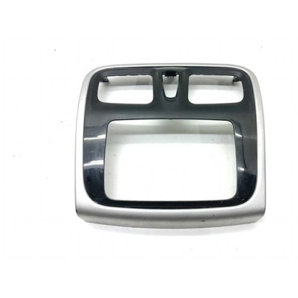 Moldura Central Painel Renault Sandero 2015 Preto