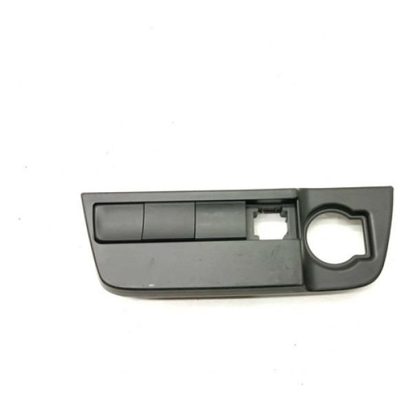 Moldura Botões P/ Painel 2 Din Volkswagen Gol G6 2015 Preto