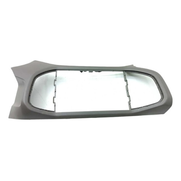 Moldura Painel Central Som Chevrolet Prisma 2015 Marrom-escuro