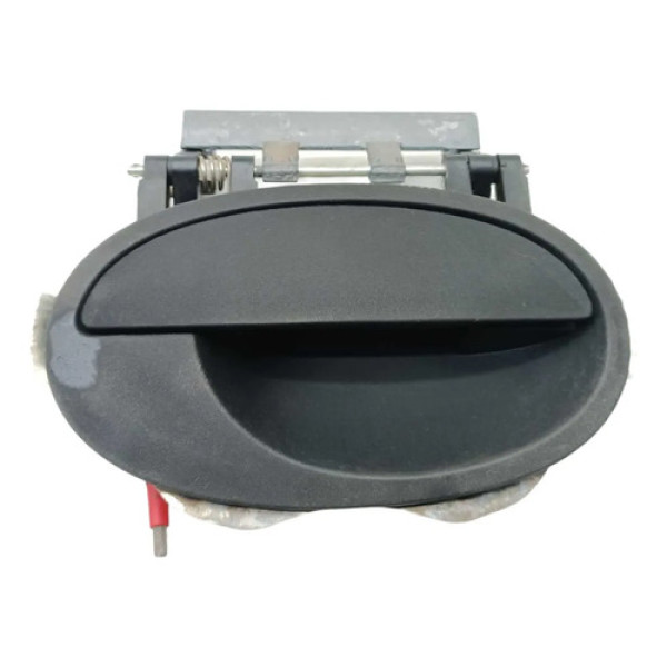 Maçaneta Externa Porta Traseira Direita Gm Meriva 2008 Preto Traseira