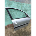 Porta Dianteira Direita Peugeot 206 207 2002 A 2013 Prata  Dianteira Direita Prateado