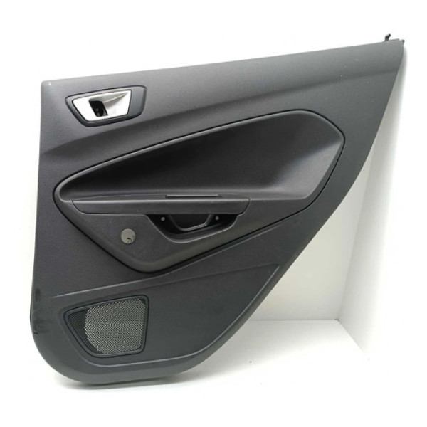 Forro Porta Traseira Direita Ford New Fiesta 2014 Preto