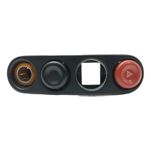 Moldura Com Botão Alerta Renault Master 2008 Preto
