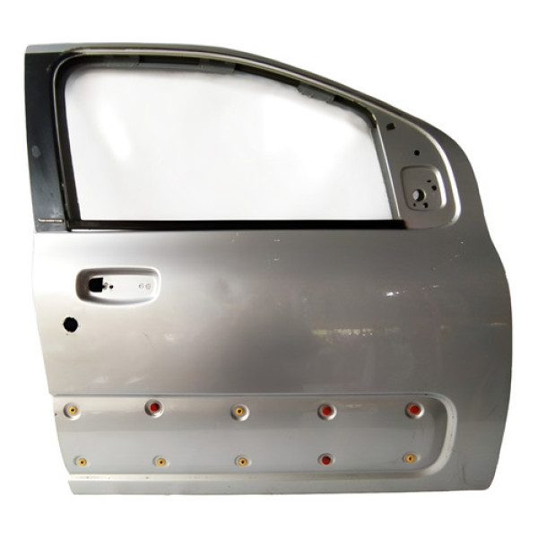 Porta Dianteira Direita Fiat Uno Way 2012 Branca Dianteira Direita Prateado