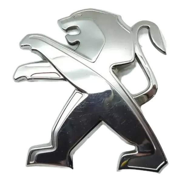 Emblema Tampa Traseiro Peugeot 2008 2020 Prata