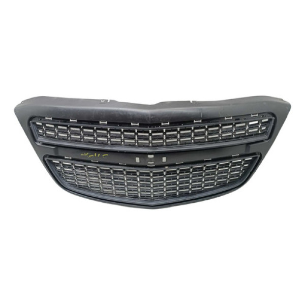 Grade Parachoque Dianteiro Chevrolet Agile 2013 Preto Brilhante