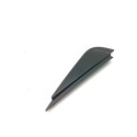 Moldura Externa Porta Traseira Esquerda Renault Duster 2015 Preto