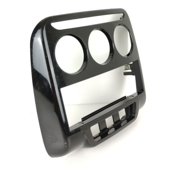 Moldura Central Painel Citroen C3 2013 2014 2015 2016 Preto 
