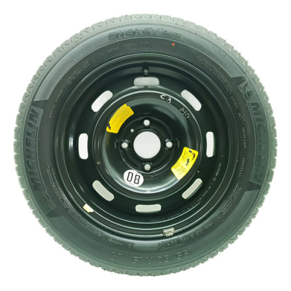 Roda Estepe Original Citroen C3 2013 195/60 R15 Preto