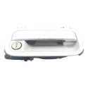 Macaneta Externa Dianteira Esquerda Gm Corsa 2003 Branco Dianteira