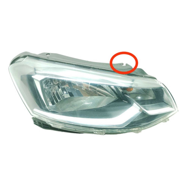 Farol Lado Direito Volkswagen Voyage G7 2017 Direito/passageiro