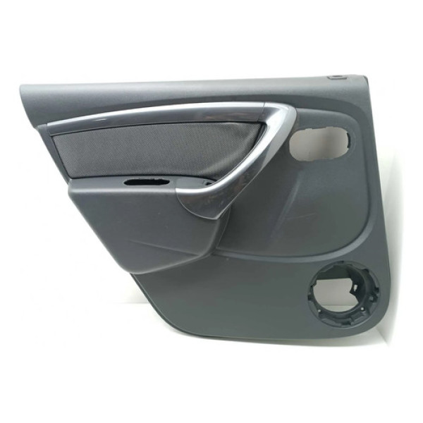 Forro Porta Traseiro Esquerdo Renault Duster 2014 Preto