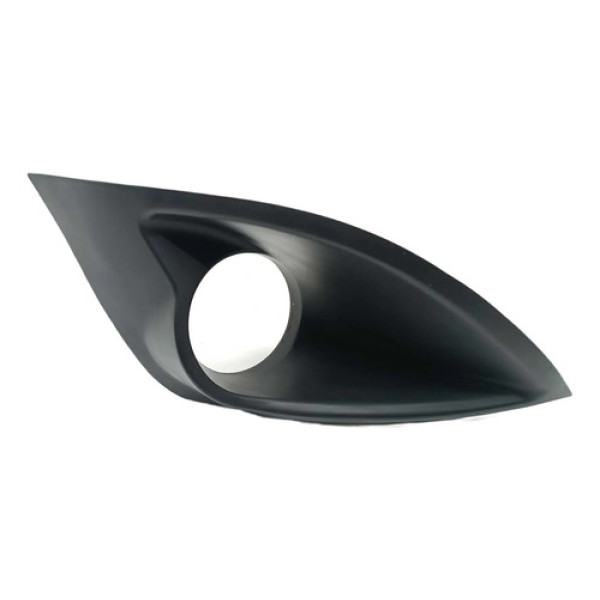 Moldura Grade Farol Milha Direita Ford Fiesta Rocam 2011 Preto Direito