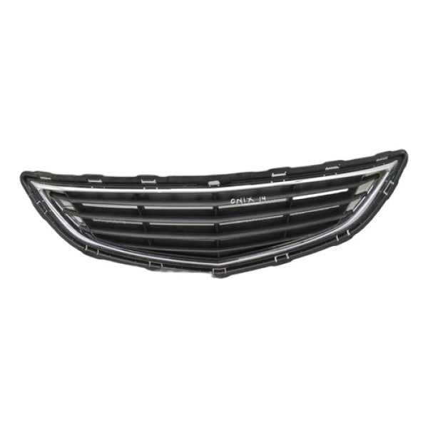 Grade Dianteira Central Chevrolet Onix 2014 Preto Fosco
