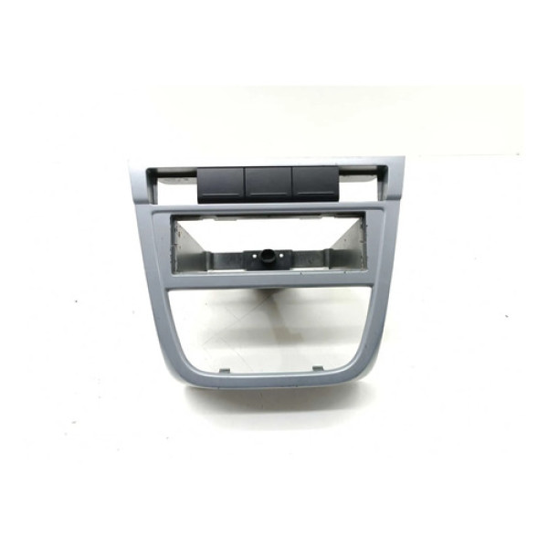Moldura Rádio Painel Central Volkswagen Gol G5 2011 Cinza